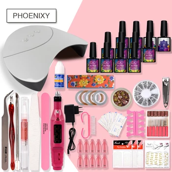 Manicure Set Gel Nail Polish Set 36W Dryer Lamp 8ml Nail Polish Gel Lacquer Varnish Semi Permanent Tools For Manicure Art Kit
Manicure Set Gel Nail Polish Set 36W Dryer Lamp 8ml Nail Polish Gel Lacquer Varnish Semi Permanent Tools For Manicure Art Kit