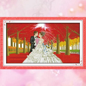 Joy Sunday wedding cross stitch kits needlework sweet wedding2 DMC14CT11CT cotton fabric livingroom bedroom decoration wholesale
Joy Sunday wedding cross stitch kits needlework sweet wedding2 DMC14CT11CT cotton fabric livingroom bedroom decoration wholesale