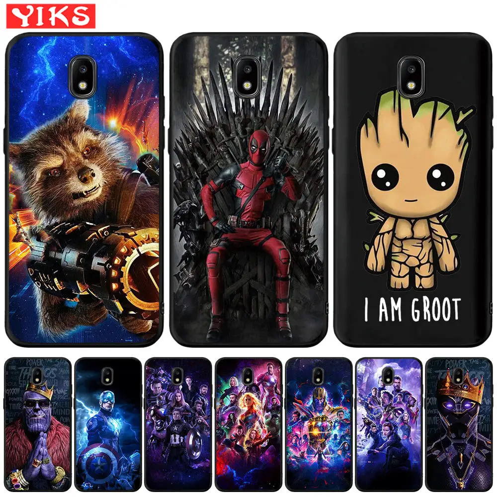 Captain Marvel Avengers Groot Raccoon Thanos Soft TPU Case For Samsung Galaxy J3 J5 J7 2016 2017 J2 Prime G530 j4 J6 Plus 2018
Captain Marvel Avengers Groot Raccoon Thanos Soft TPU Case For Samsung Galaxy J3 J5 J7 2016 2017 J2 Prime G530 j4 J6 Plus 2018