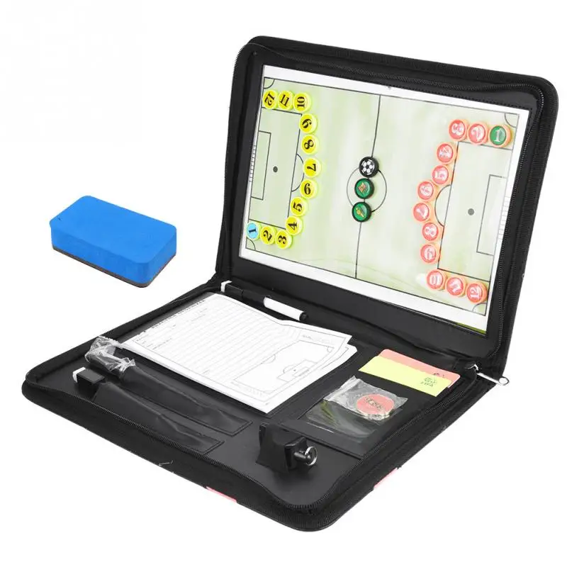 Football Basketball Coaching Tactics Board Set with Red Card Yellow Card Toss Edger Pen Magnetic Soccer Tactical Plate
Football Basketball Coaching Tactics Board Set with Red Card Yellow Card Toss Edger Pen Magnetic Soccer Tactical Plate