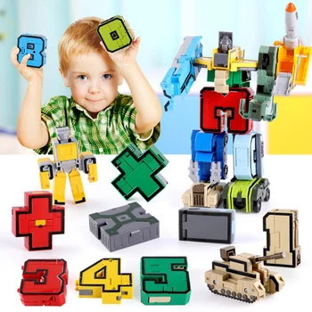 Robot Bricks 10 in 1 Creative Assembling Educational Action Figures Transformer Number Building Block Model Kids Toys gift
Robot Bricks 10 in 1 Creative Assembling Educational Action Figures Transformer Number Building Block Model Kids Toys gift