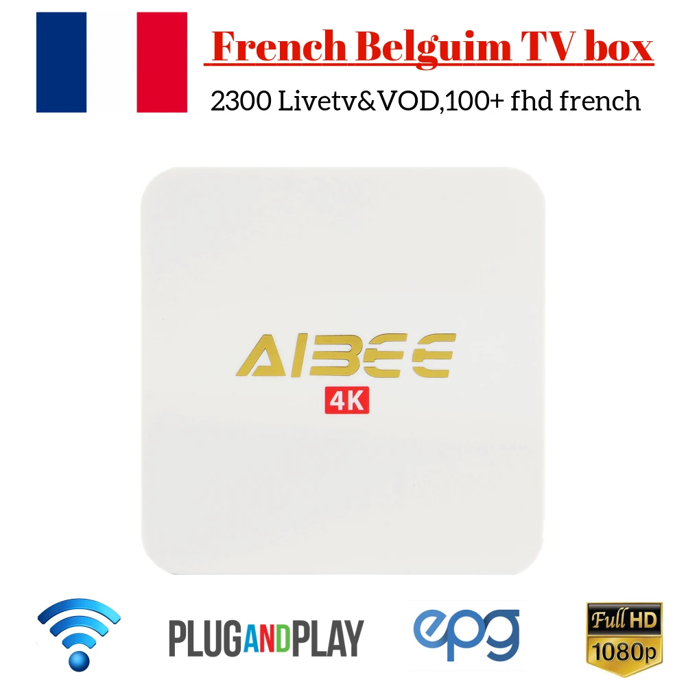 Aibee Android smart TV Box with1 Year IPROTV French Belguim IPTV Subscription 3000+ Europe arabic iptv free sports SFR Sport
Aibee Android smart TV Box with1 Year IPROTV French Belguim IPTV Subscription 3000+ Europe arabic iptv free sports SFR Sport