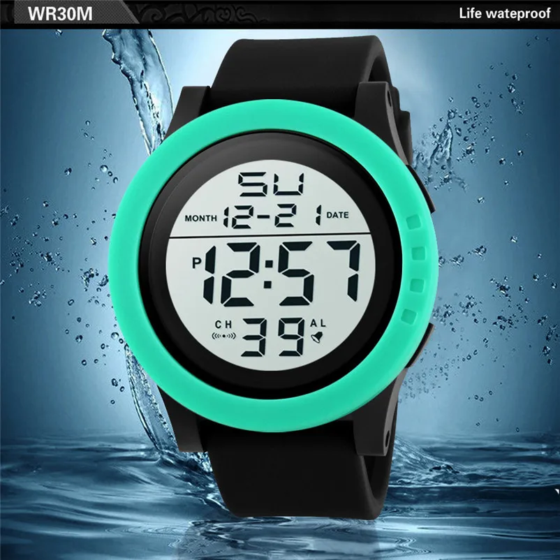 Men Sports Watches 50M Waterproof Back Light LED Digital Watch Chronograph Shock Double Time Wristwatches For Gift #4M25#F
Men Sports Watches 50M Waterproof Back Light LED Digital Watch Chronograph Shock Double Time Wristwatches For Gift #4M25#F