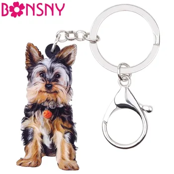 Bonsny Acrylic Lovely Yorkshire Terrier Dog Key Chains Keyrings Gift For Women Girl Ladies Handbag Charms Fashion Animal Jewelry
Bonsny Acrylic Lovely Yorkshire Terrier Dog Key Chains Keyrings Gift For Women Girl Ladies Handbag Charms Fashion Animal Jewelry