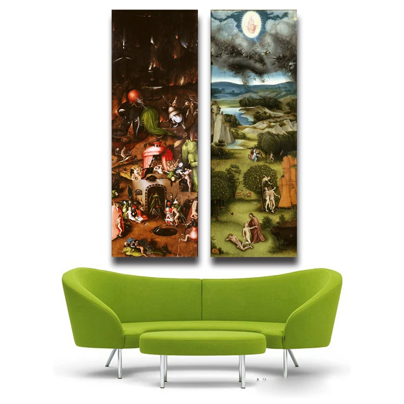 2PCS Garden of Eden by Hieronymus Bosch HD Details Canvas Print Painting Art Wall Pictures For Living Room Home Decor Print
2PCS Garden of Eden by Hieronymus Bosch HD Details Canvas Print Painting Art Wall Pictures For Living Room Home Decor Print