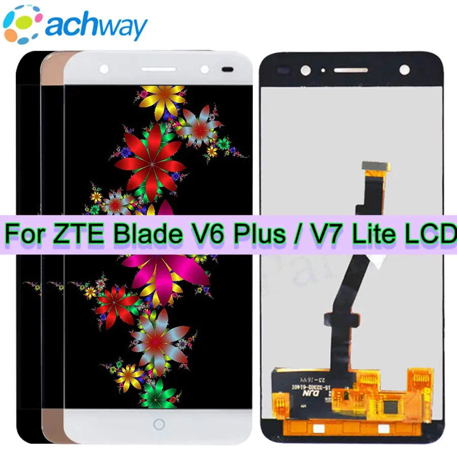 Original Tested 5.0" Screen ZTE Blade V7 lite LCD Touch Screen Digitizer Assembly ZTE Blade V7 lite Display V6 Plus Display
Original Tested 5.0" Screen ZTE Blade V7 lite LCD Touch Screen Digitizer Assembly ZTE Blade V7 lite Display V6 Plus Display