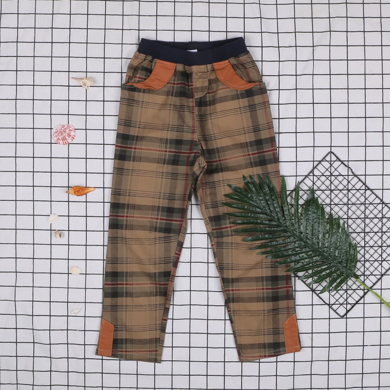 Children's clothes new spring and autumn British wind cotton thin street plaid pants kids boys trousers
Children's clothes new spring and autumn British wind cotton thin street plaid pants kids boys trousers