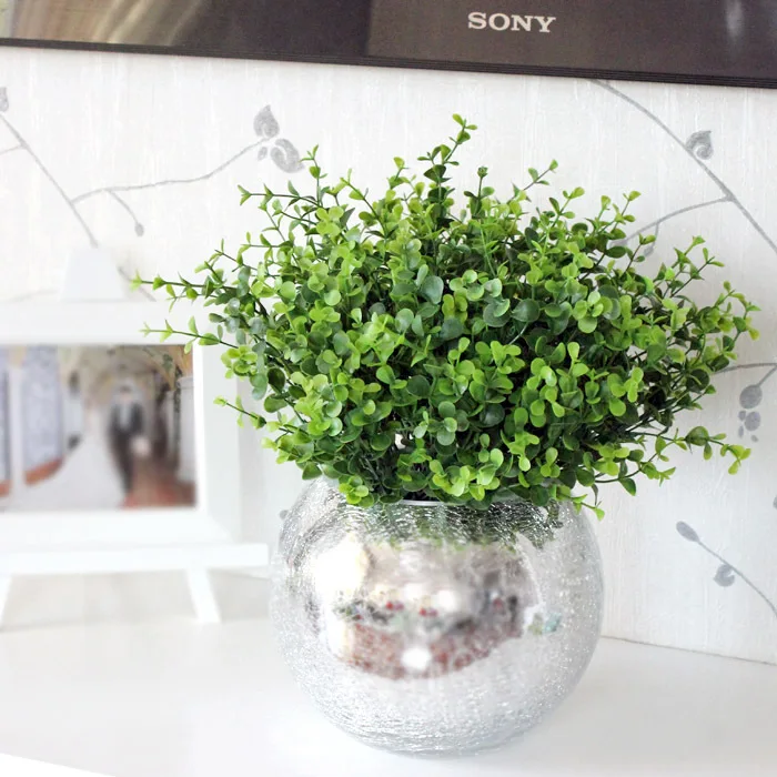 7 fork plastic flower decorative plant eucalyptus simulation simulation plant grass
7 fork plastic flower decorative plant eucalyptus simulation simulation plant grass
