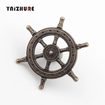 54mm 1PCS Antique Creative Single Hole Knob Captain Rudder Steering Wheel Handles Kitchen Closet Door Pull Handle
54mm 1PCS Antique Creative Single Hole Knob Captain Rudder Steering Wheel Handles Kitchen Closet Door Pull Handle