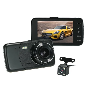 KKmoon 3.6" Dual Lens Car DVR Dash Cam Camera Camcorder Vehicle Location / LED Night Vision / Motion Detection / Loop Recording
KKmoon 3.6" Dual Lens Car DVR Dash Cam Camera Camcorder Vehicle Location / LED Night Vision / Motion Detection / Loop Recording
