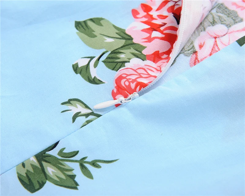 Kostlish Floral Print Summer Dress Women Sleeveless 50s Tunic Vintage Dress With Belt 2017 Elegant Swing Party Dresses Sundress (70)