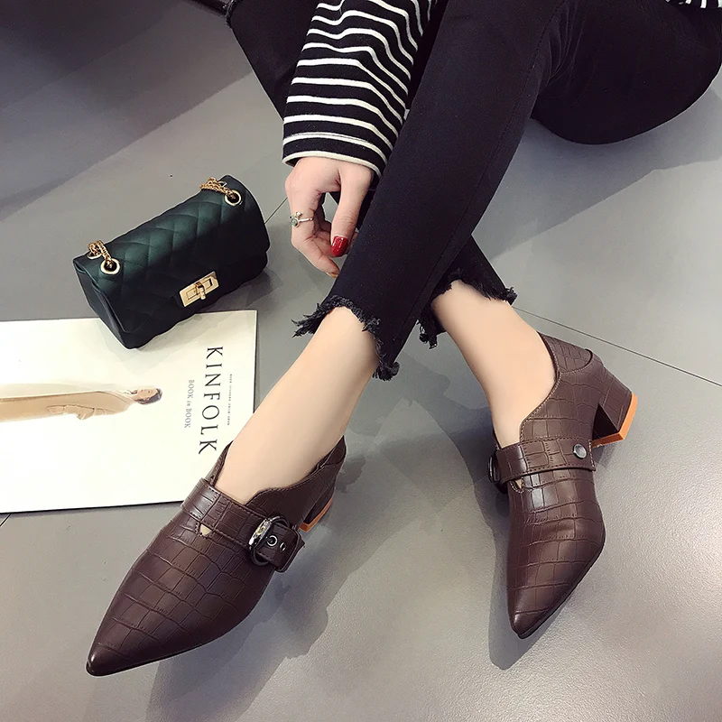 2018 spring autumn new Fashion Pumps Women sandals high-heels Oxfords Vintage pointed shoes work shoes women Female sexy Shoes
2018 spring autumn new Fashion Pumps Women sandals high-heels Oxfords Vintage pointed shoes work shoes women Female sexy Shoes