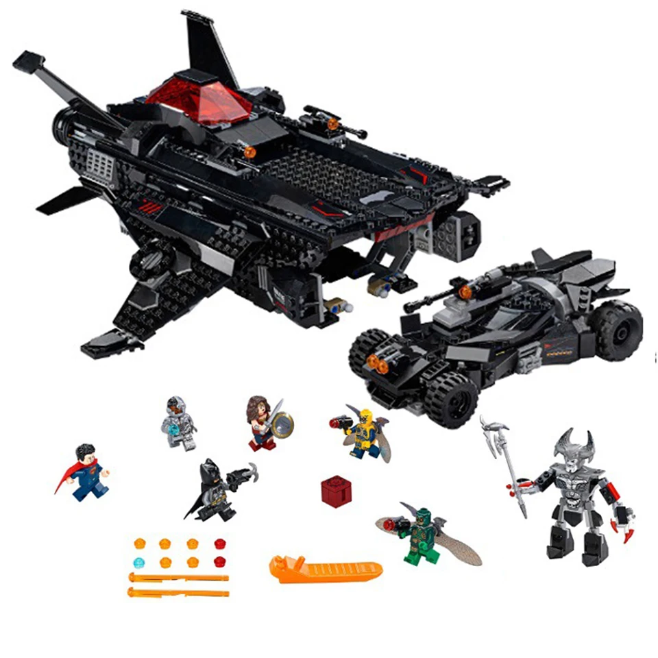 2018 Newest DC Comic Super Heroes Flying Fox Batmobile Airlift Attack Building Blocks Compatible With Legoings Batman 76087 Toys
2018 Newest DC Comic Super Heroes Flying Fox Batmobile Airlift Attack Building Blocks Compatible With Legoings Batman 76087 Toys
