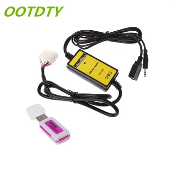 OOTDTY Car USB 3.5mm MP3 Player Interface Adapter AUX In Input For Toyota Lexus 5+7Pin 
OOTDTY Car USB 3.5mm MP3 Player Interface Adapter AUX In Input For Toyota Lexus 5+7Pin
