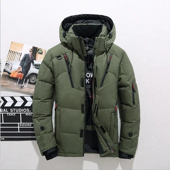 High Quality Winter Jacket Men Hooded Thick Warm Duck Down Parka Coat Casual Slim Down Mens Overcoat Many Pockets
High Quality Winter Jacket Men Hooded Thick Warm Duck Down Parka Coat Casual Slim Down Mens Overcoat Many Pockets