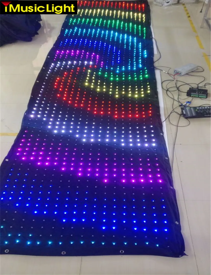 P6 120 cm by 500 cm LED Flexible Display LED Video Cloth PC/DMX Control With SD Card
P6 120 cm by 500 cm LED Flexible Display LED Video Cloth PC/DMX Control With SD Card