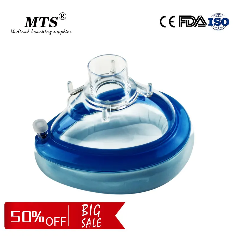 1pcs Medical Disposable Silicone Breathing Anesthesia mask With One-way Valve for Hospital and medical teaching
1pcs Medical Disposable Silicone Breathing Anesthesia mask With One-way Valve for Hospital and medical teaching