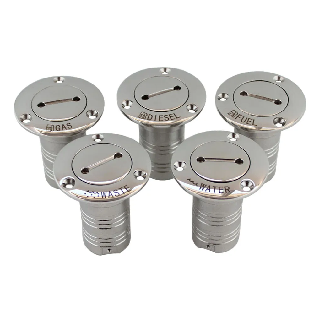 Marine Boat Deck Filler Stainless Steel 316 Hardware GAS DIESEL FUEL WASTE WATER Key Cap Filler 1.5" and 2"
Marine Boat Deck Filler Stainless Steel 316 Hardware GAS DIESEL FUEL WASTE WATER Key Cap Filler 1.5" and 2"