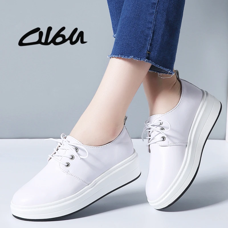 O16U Autumn Women Flats Shoes Flat PlatForm Oxfords Lace up Round toe White Sneakers Casual Black Footwear Female Spring Shoes
O16U Autumn Women Flats Shoes Flat PlatForm Oxfords Lace up Round toe White Sneakers Casual Black Footwear Female Spring Shoes