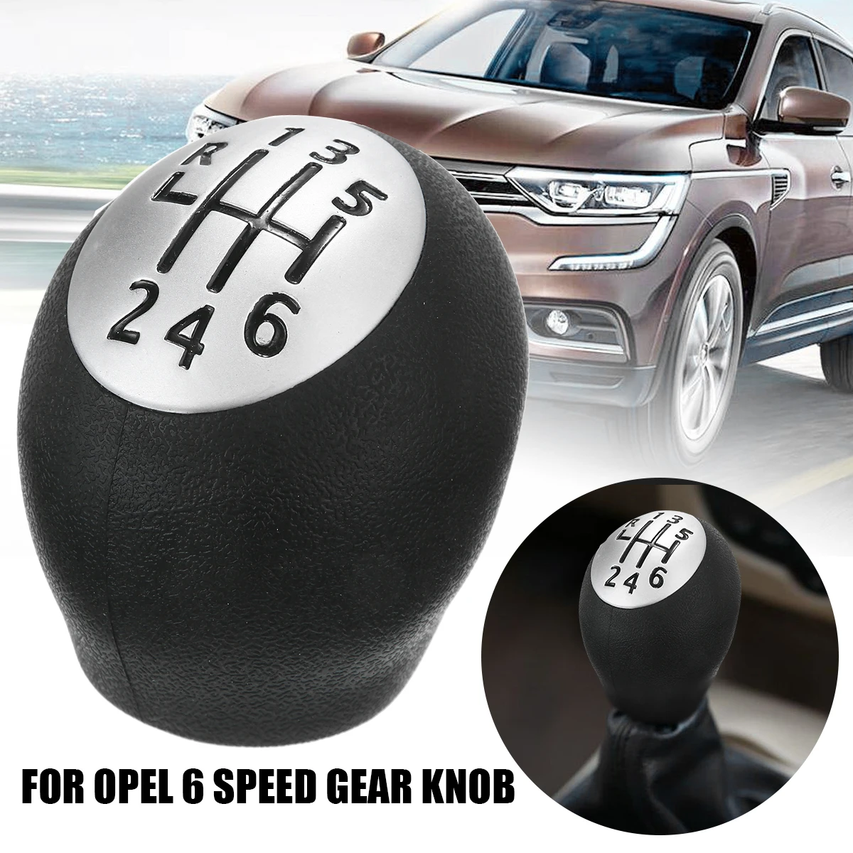 6 Speed PU Leather Gear Shift Shifter Knob Lever Stick For Nissan For Vauxhall Opel For Megane Scenic
6 Speed PU Leather Gear Shift Shifter Knob Lever Stick For Nissan For Vauxhall Opel For Megane Scenic
