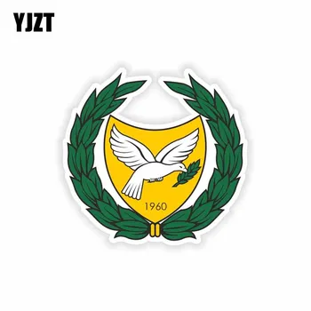 YJZT 11.3CM*10.6CM Car Sticker Cyprus Flag Coat of Arms Decal Helmet Motorcycle Window Sticker 6-2232
YJZT 11.3CM*10.6CM Car Sticker Cyprus Flag Coat of Arms Decal Helmet Motorcycle Window Sticker 6-2232