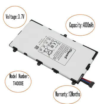 20pcs/lot 4000mAh T4000E Replacement Battery For Samsung Galaxy Tab Tablet 3 7.0 T211 T210 T215 T210R T217A T2105 P3210 P3200 
20pcs/lot 4000mAh T4000E Replacement Battery For Samsung Galaxy Tab Tablet 3 7.0 T211 T210 T215 T210R T217A T2105 P3210 P3200