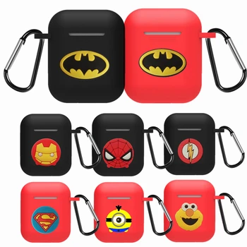 Marvel Avengers Protective Cover For Airpods Case Cover With Keychain Cute Skin TPU Earphone Protector Shell For Apple Air pods
Marvel Avengers Protective Cover For Airpods Case Cover With Keychain Cute Skin TPU Earphone Protector Shell For Apple Air pods