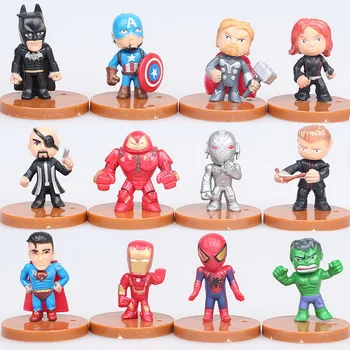2020 Fashion The Avengers 3 SpiderMan Miniatures Marvel PVC 12pcs/lot Action Figures Figurines Kids Toys hulk Captain American
2020 Fashion The Avengers 3 SpiderMan Miniatures Marvel PVC 12pcs/lot Action Figures Figurines Kids Toys hulk Captain American