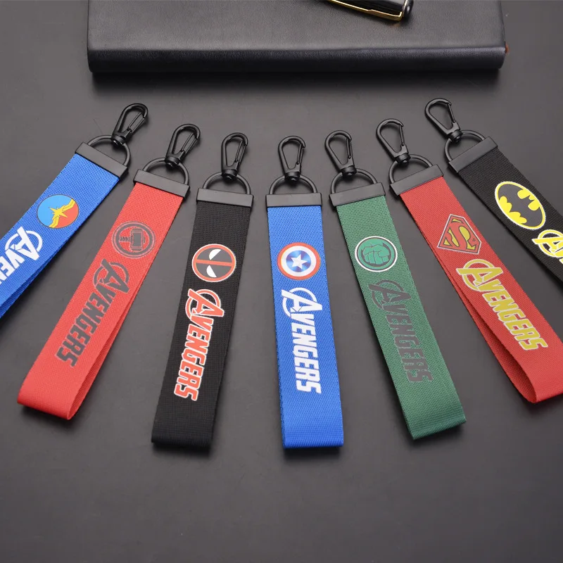 Fashion marvel Motorcycle Cars Keychain Embroidery Keyring Spider Iron Man Key Fobs OEM Jewelry Key Chain for Chaveiro Moto
Fashion marvel Motorcycle Cars Keychain Embroidery Keyring Spider Iron Man Key Fobs OEM Jewelry Key Chain for Chaveiro Moto