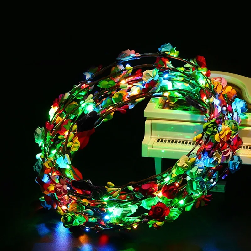 1Pcs Christmas Crown Flower Headband LED Light Up Hair Wreath Hairband Garlands Women Halloween Glowing Wreath
1Pcs Christmas Crown Flower Headband LED Light Up Hair Wreath Hairband Garlands Women Halloween Glowing Wreath