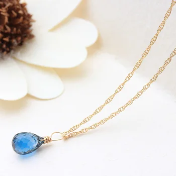 PINJEAS Crystal Necklace/Blue Crystal Delicate quality Natural Simple Rock handmade Retro Trend pendant jewelry
PINJEAS Crystal Necklace/Blue Crystal Delicate quality Natural Simple Rock handmade Retro Trend pendant jewelry