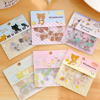 Cute Transparent Stationery Sticker 80pcs/pack Rilakkuma Designs PVC Decorative Adhesive Stickers Hand Account Diary Phone Decor
Cute Transparent Stationery Sticker 80pcs/pack Rilakkuma Designs PVC Decorative Adhesive Stickers Hand Account Diary Phone Decor