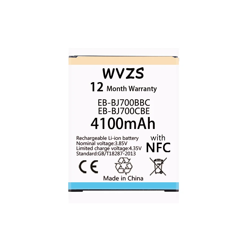 4100mAh Battery EB-BJ700BBC EB-BJ700CBE For Samsung Galaxy J7 2015 J7009 J7000 SM-J700f SM-J701F SM-J700M SM-J700H/DS With NFC
4100mAh Battery EB-BJ700BBC EB-BJ700CBE For Samsung Galaxy J7 2015 J7009 J7000 SM-J700f SM-J701F SM-J700M SM-J700H/DS With NFC