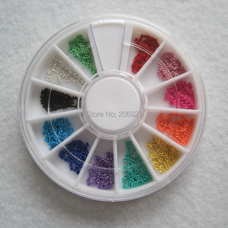 1PC OD-104 3D 12 Colors Chain Decoration in wheel Shiny Nail Decoration Lovely Outlooking
1PC OD-104 3D 12 Colors Chain Decoration in wheel Shiny Nail Decoration Lovely Outlooking
