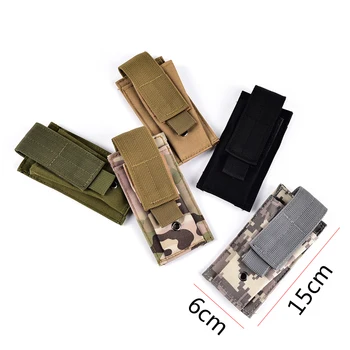New Knife Flashlight Sheath Bag Open Top Pouch Cartridge Bags Tactical Pouches Molle Clip Single Magazine Pouch Hunting
New Knife Flashlight Sheath Bag Open Top Pouch Cartridge Bags Tactical Pouches Molle Clip Single Magazine Pouch Hunting