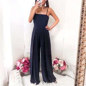 New Fashion Women Sleeveless Long Jumpsuit Solid Color Ladies High Waist Playsuit Party Clothes Trousers
New Fashion Women Sleeveless Long Jumpsuit Solid Color Ladies High Waist Playsuit Party Clothes Trousers