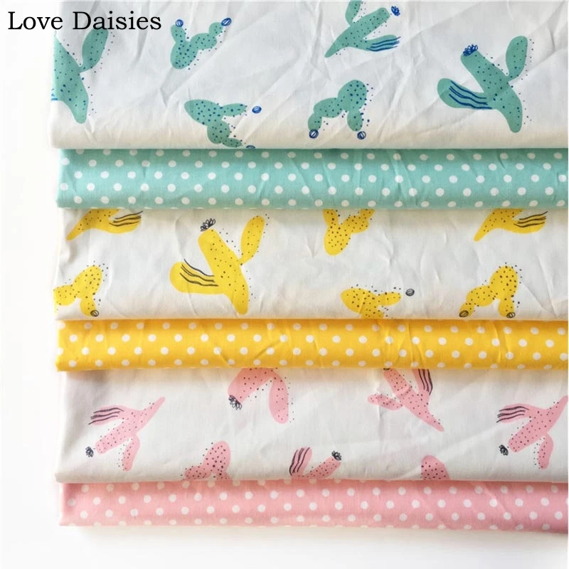 100% Cotton Twill GREEN PINK YELLOW Cartoon Simple Cactus Polka Dots Fabrics for DIY Bedding Sheet Apparel Dress Handwork Decor
100% Cotton Twill GREEN PINK YELLOW Cartoon Simple Cactus Polka Dots Fabrics for DIY Bedding Sheet Apparel Dress Handwork Decor