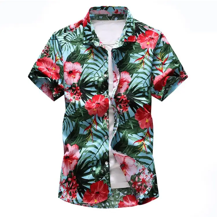 Plant Flower New model Shirts Short sleeve Beach leisure Floral Men Shirts Fashion Blouse Men's Clothes Summer
Plant Flower New model Shirts Short sleeve Beach leisure Floral Men Shirts Fashion Blouse Men's Clothes Summer