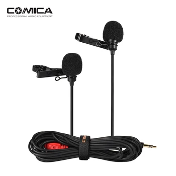 Comica Dual-head Lavalier Lapel Smartphone Microphone Clip-on Youtube Interview for Canon Nikon Sony Camera for GoPro Hero 4/3+
Comica Dual-head Lavalier Lapel Smartphone Microphone Clip-on Youtube Interview for Canon Nikon Sony Camera for GoPro Hero 4/3+