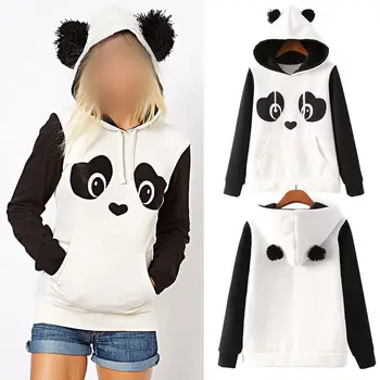 S-3XL Cute Women's Panda Fleece Pullover Hoodie Sweatshirts Hooded Coat Tops Hot!
S-3XL Cute Women's Panda Fleece Pullover Hoodie Sweatshirts Hooded Coat Tops Hot!