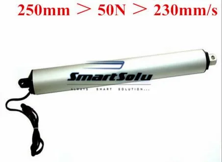 Free shipping High Speed 230mm/s - 10" (250mm) Stroke Tubular Actuator, 50N=11LBS Load 12v dc linear actuator
Free shipping High Speed 230mm/s - 10" (250mm) Stroke Tubular Actuator, 50N=11LBS Load 12v dc linear actuator