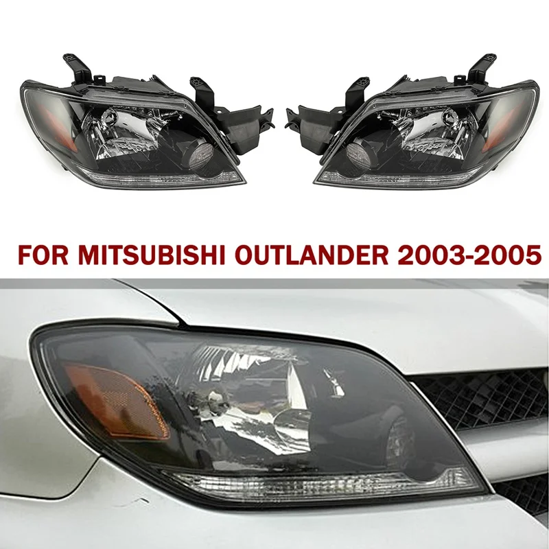 Autoleader 2Pcs/Set Front Head lamp Headlights Assembly Set ABS 12v Car Auto Headlights For MITSUBISHI Outlander 2003-2005 
Autoleader 2Pcs/Set Front Head lamp Headlights Assembly Set ABS 12v Car Auto Headlights For MITSUBISHI Outlander 2003-2005