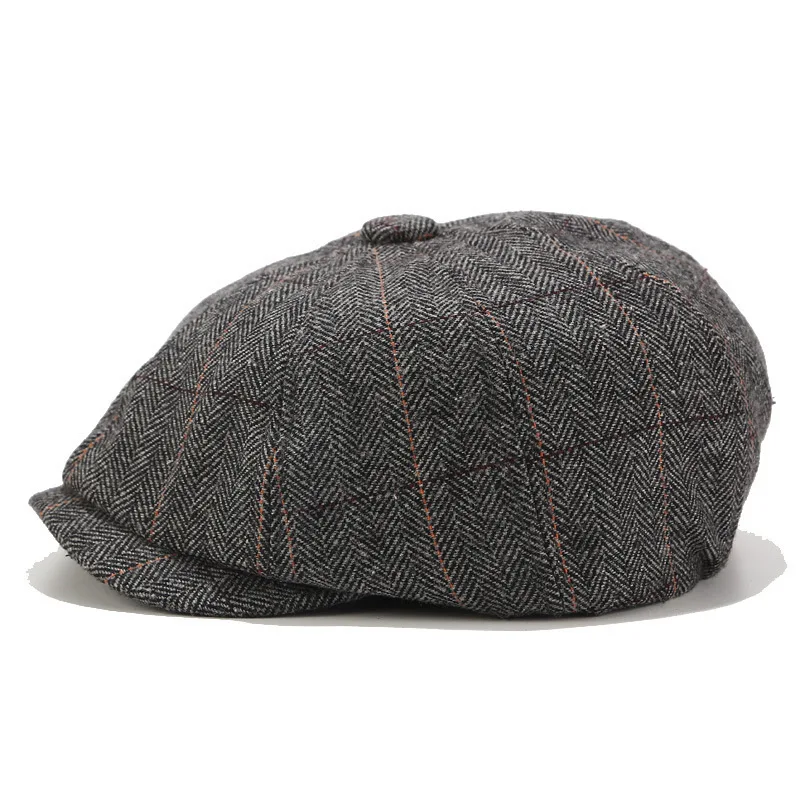 Beret men's British vintage tweed cap autumn and winter new octagonal hat female outdoor leisure painter Hat Tide french beret
Beret men's British vintage tweed cap autumn and winter new octagonal hat female outdoor leisure painter Hat Tide french beret