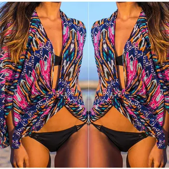 Retro Print Chiffon Bikini Cover-Ups Women Swimwear Bathing Suit One Piece Beach Dress Cardigans Bikini Cover Up Dresses
Retro Print Chiffon Bikini Cover-Ups Women Swimwear Bathing Suit One Piece Beach Dress Cardigans Bikini Cover Up Dresses
