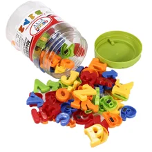 78 Pcs Plastik Colorful Magnetic Magnet Kulkas Alphabet Surat Nomor Anak Bayi Mainan Belajar Pendidikan Mainan Magnet Surat(China)