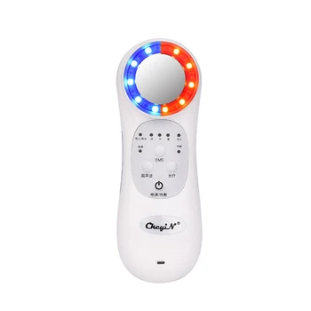 Ultrasonic Vibration Facial Care Instrument LED photon therapy Skin Lifting Rejuvenation EMS Microcurrent Mesotherapy Massager
Ultrasonic Vibration Facial Care Instrument LED photon therapy Skin Lifting Rejuvenation EMS Microcurrent Mesotherapy Massager