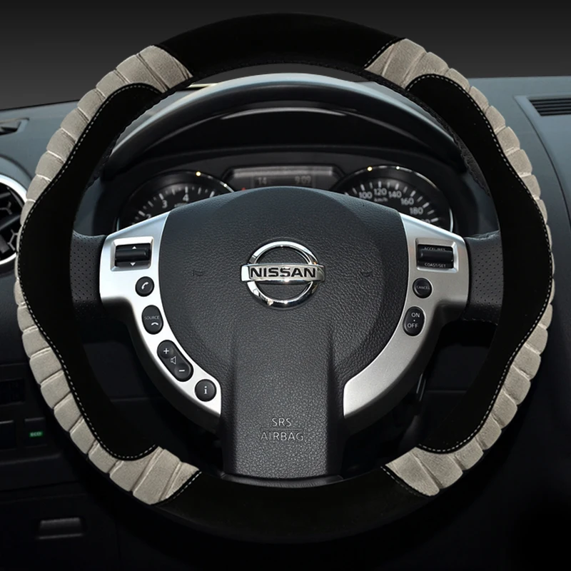 KKYSYELVA Winter plush handles New warm non-slip plush steering wheel cover Fashion stitching plush steering wheel cover
KKYSYELVA Winter plush handles New warm non-slip plush steering wheel cover Fashion stitching plush steering wheel cover