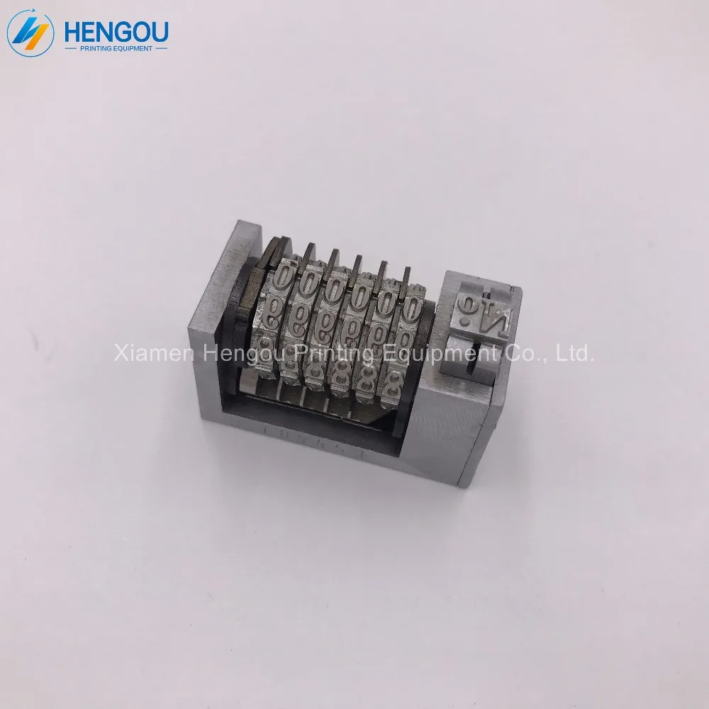 2 PCS full steel 6 digits numbering machine backward for Letterpress, Windmill, number coding 4X8 Cicero
2 PCS full steel 6 digits numbering machine backward for Letterpress, Windmill, number coding 4X8 Cicero