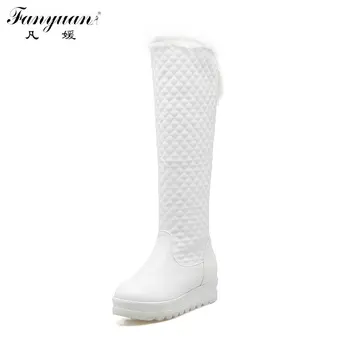 Discount Women's Popular Shoes 2017 Slip-On Platforms Height Increasing Knee High Boots Female's Round Toe Plush Long Boots
Discount Women's Popular Shoes 2017 Slip-On Platforms Height Increasing Knee High Boots Female's Round Toe Plush Long Boots