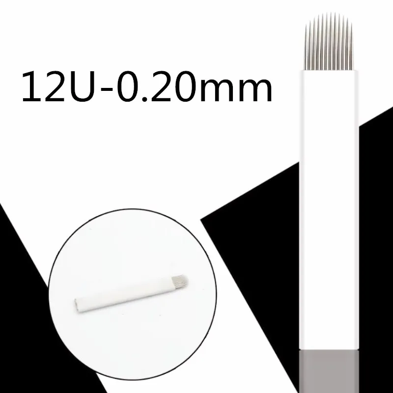 0.20mm U Shape 12 Pin Tattoo Needles Permanent Makeup Eyebrow Embroidery Blade For 3D Microblading Manual Tattoo Pen
0.20mm U Shape 12 Pin Tattoo Needles Permanent Makeup Eyebrow Embroidery Blade For 3D Microblading Manual Tattoo Pen